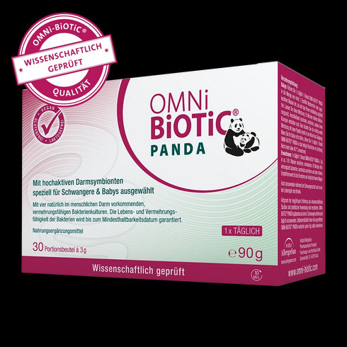 Eine Packung OMNi-BiOTiC PANDA, 30 Sachets à 3 Gramm